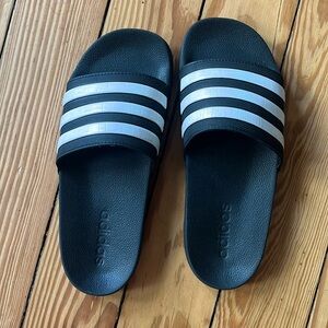 Black and white Adidas